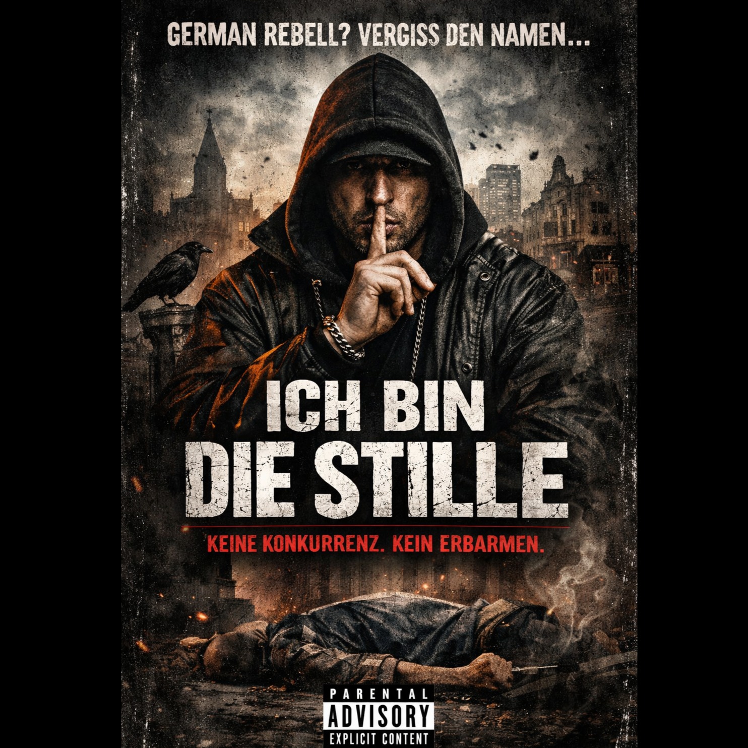 Ich bin die Stille - Justin artwork