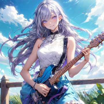 青い光の波紋希望✨