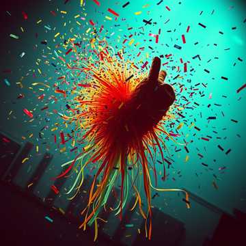 Kuntergrau Dunkelbunt