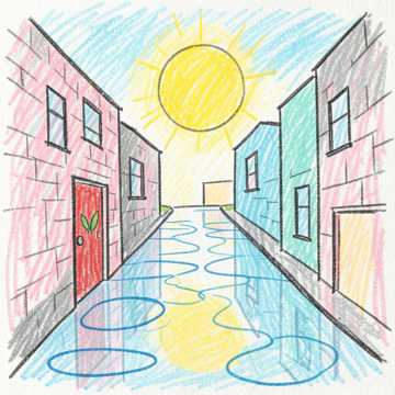 When the City Lights Up Again · Child Choir · artwork