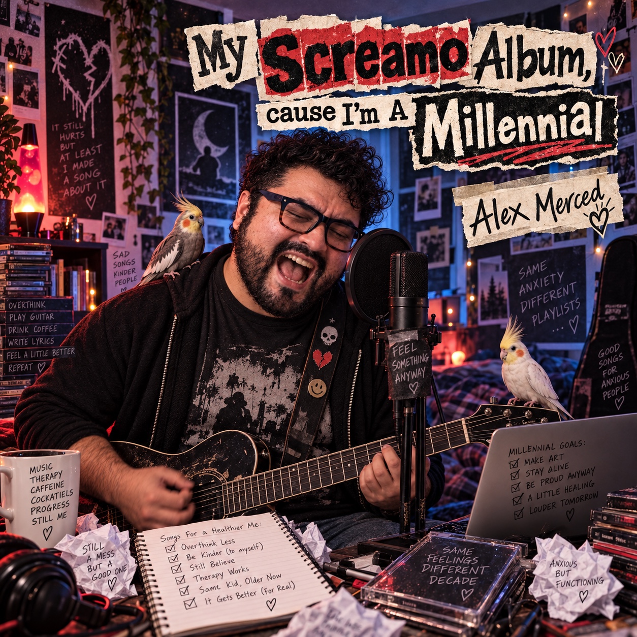 Artwork for My Screamo Album, cause I’m A Millennial