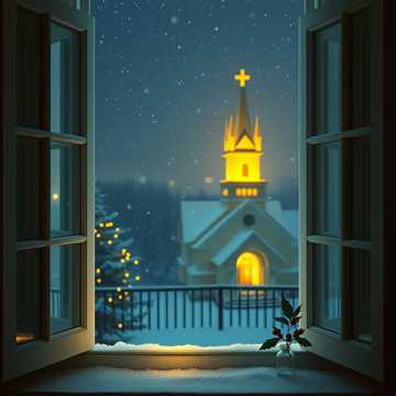 When Snow Kisses the Windowpane