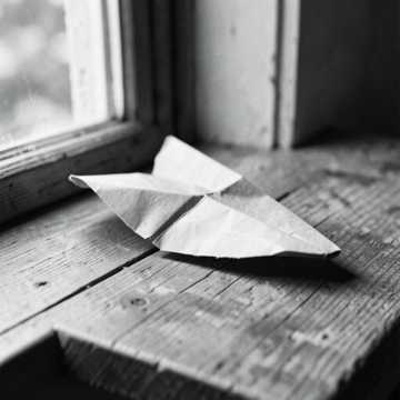 A Paper Plane Around the Eaves · artwork