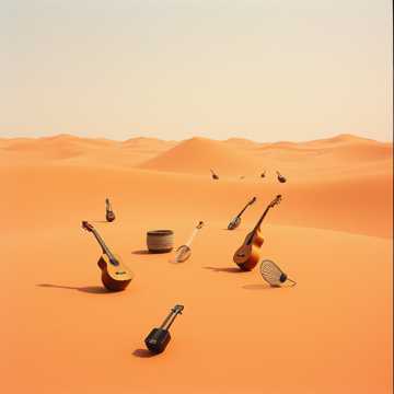 Desert is vast