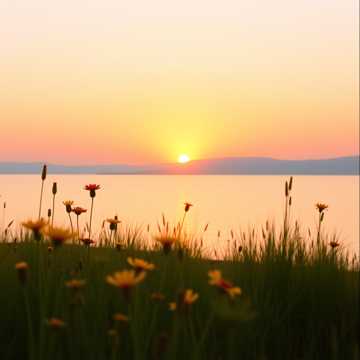 " Oh, What a Beautiful Sunset "