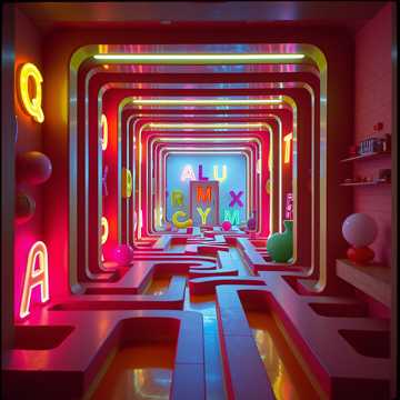 Loopy letters learning.