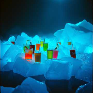 24 sittin on icebergs.