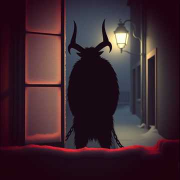 Red Snow on Christmas Eve (Krampus)