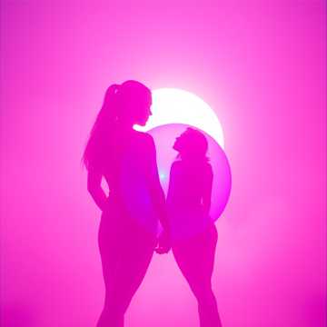 Morning dew on her body