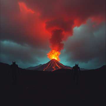 Thunder falls from the heavens