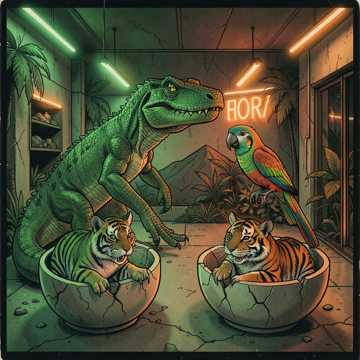 Monster lizzard (5.5 comic punk)