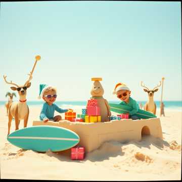 Snowy's Christmas by the Sea