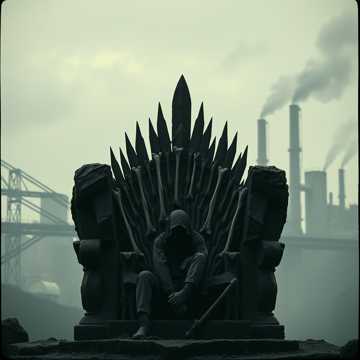 King auf der Straße (Metall)