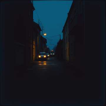 Dunkle Straßen von Altenessen