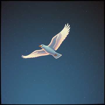 光る翼に乗って