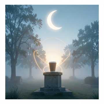 Paper Cup Moon