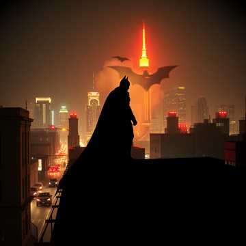 Outlaw Caped In Black