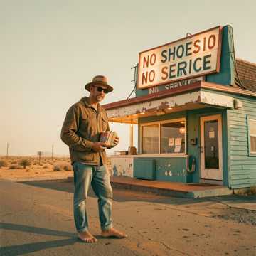 No shoes, no shirt, no service