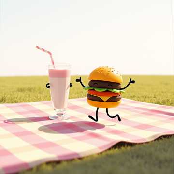 T Burger & Milkshake