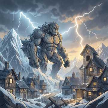 Jotul der Bergtroll