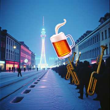 Glühwein auf Glatteis