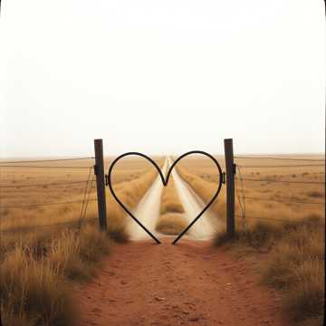 Hardened steel of a heart