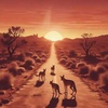 "Out here… the road never ends.