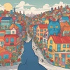 Cover image for Mi vecina coqueta