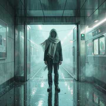 雨落在你眼里