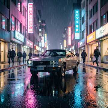 midnight, city light