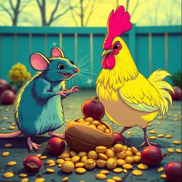 Rato Atômico vs Frango Lino