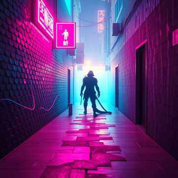 Neon Clash: Reptile vs Liu Kang