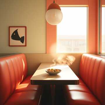 He's So Quiet (When We Order)