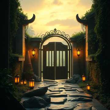 Mirrored Light Garden