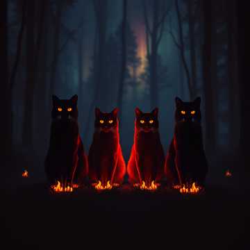 Cats of Fire