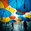 Two Musicians – A Twirl in the Rain