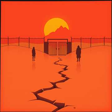 Broken bloodlines in the dirt.