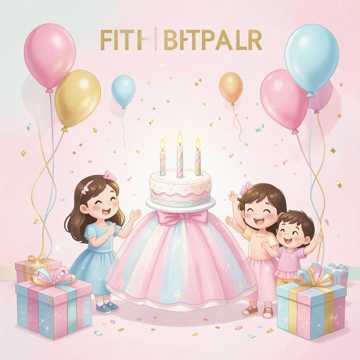 Parabéns, Ariana de 5 Aninhos