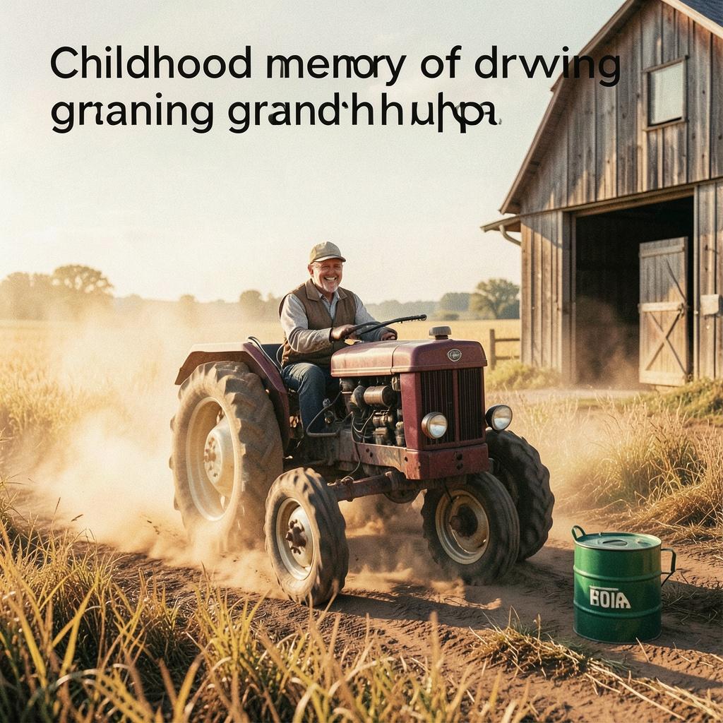 Grandpa's Ford Tractor artwork