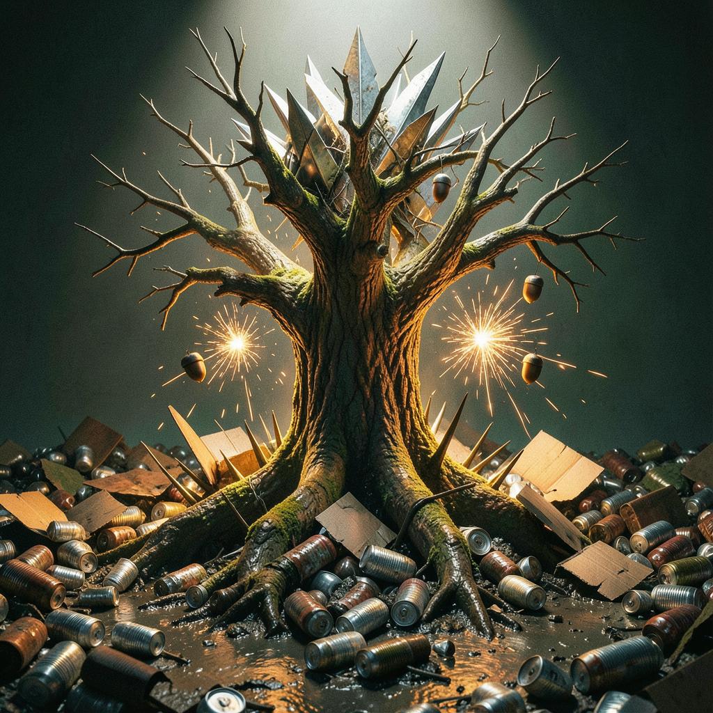 “SOL CHILD vs THE TRASH CROWN” artwork