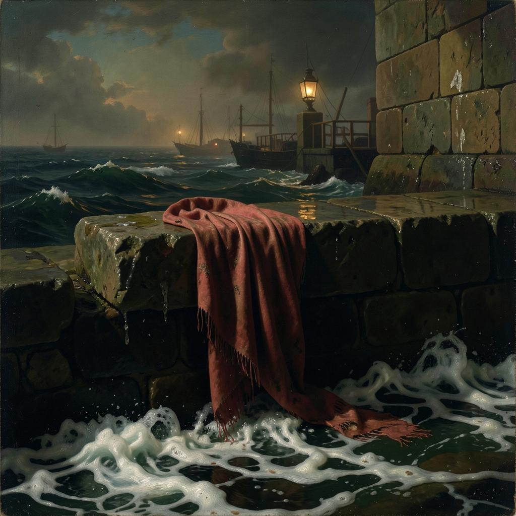 The Girl on the Harbour Wall artwork