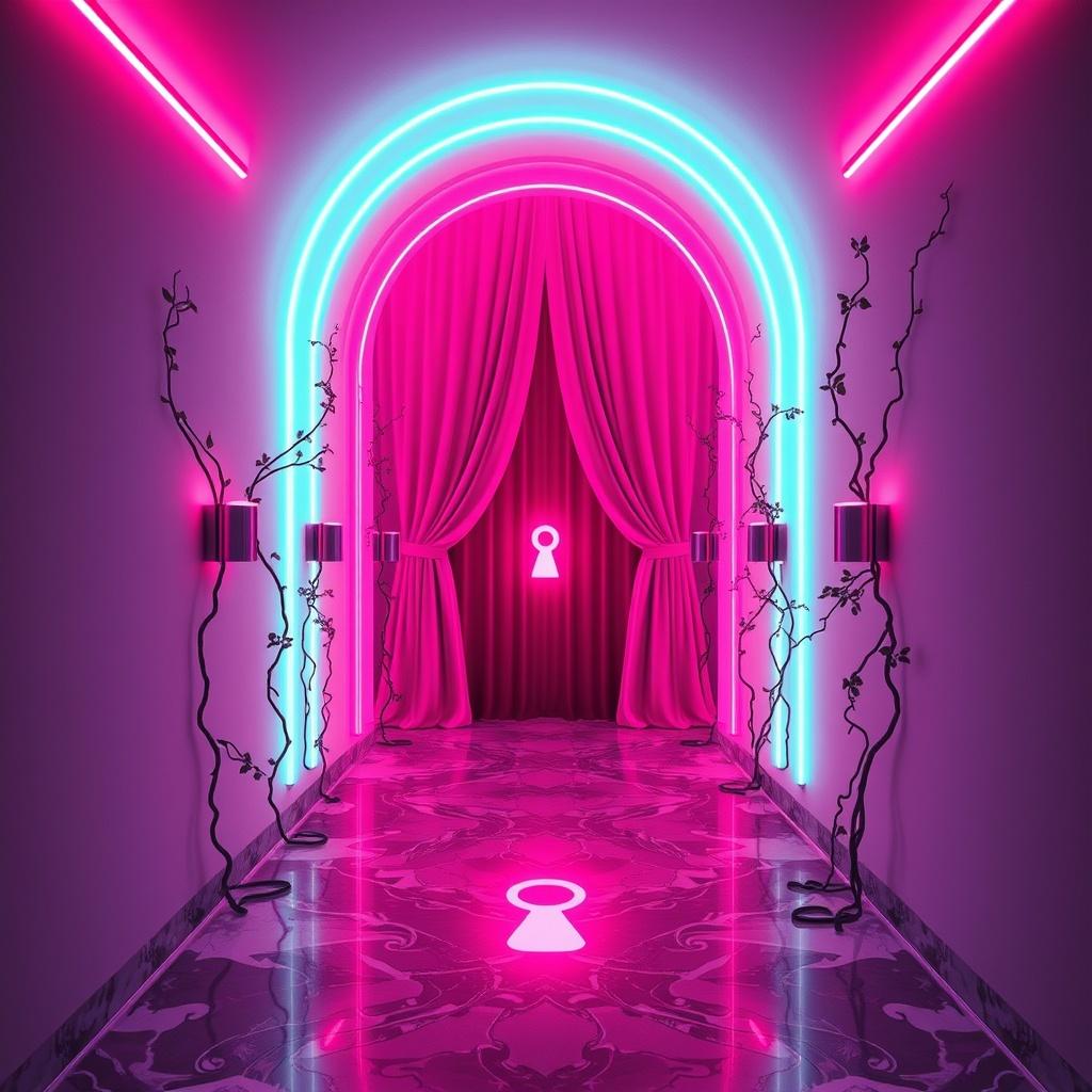 Silk-Curtain Gate artwork