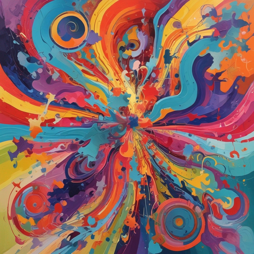 Blurred artwork