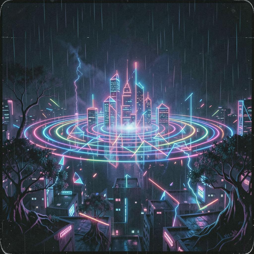 Sample - Rolling Cyberpunk Bassline - F Minor - 120 BPM - No Drums artwork