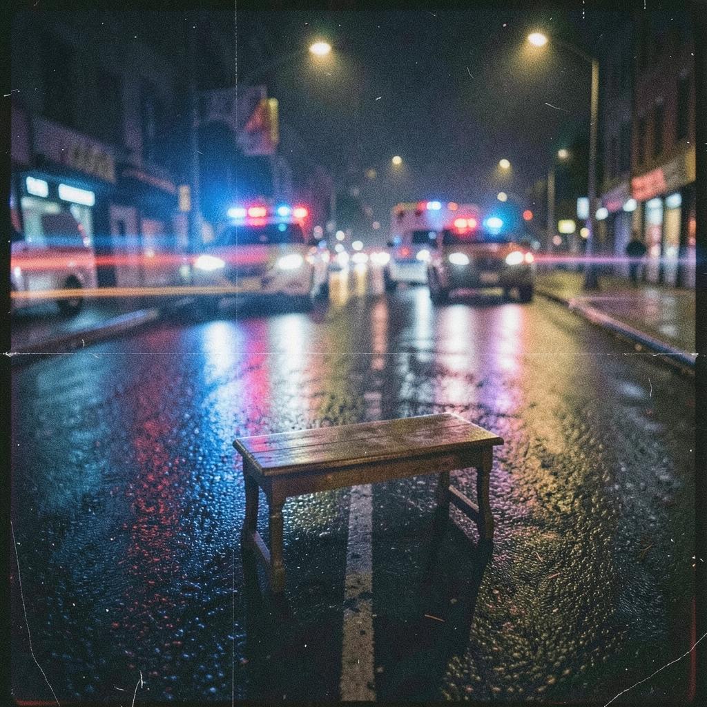 Sirens at night artwork