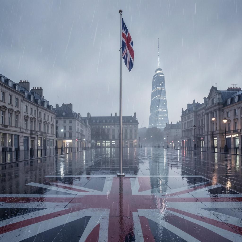 24. Flag in the Rain artwork