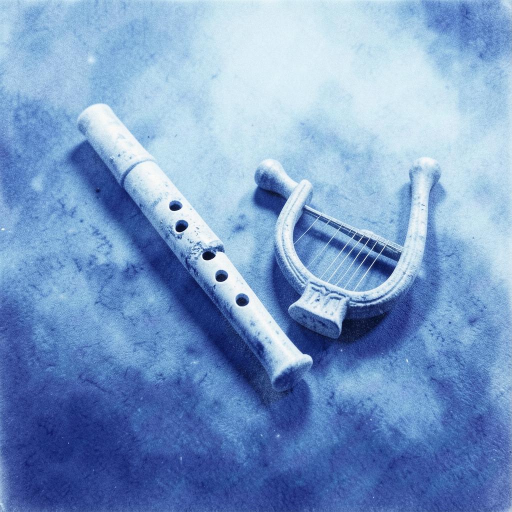 Bone Flute and Taiko (Coll-6) artwork