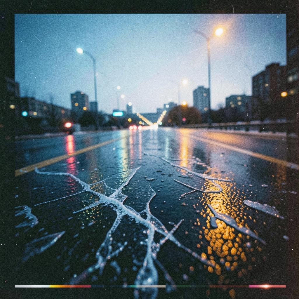 Eis auf dem Weg artwork
