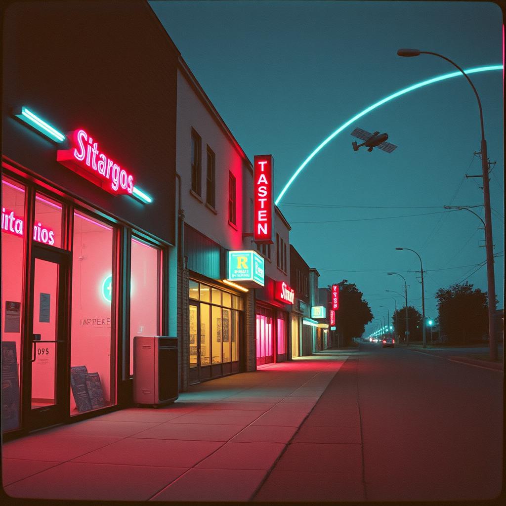Neon Rewind BITTER LIGHTHOUSE artwork