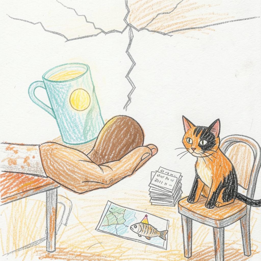 Paper Cup Moon artwork